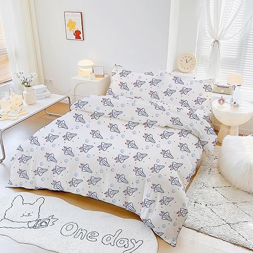 Miniatura 49 de Juego de sábanas y fundas de almohada tamaño individual Sábanas de cama individual para niños y niñas