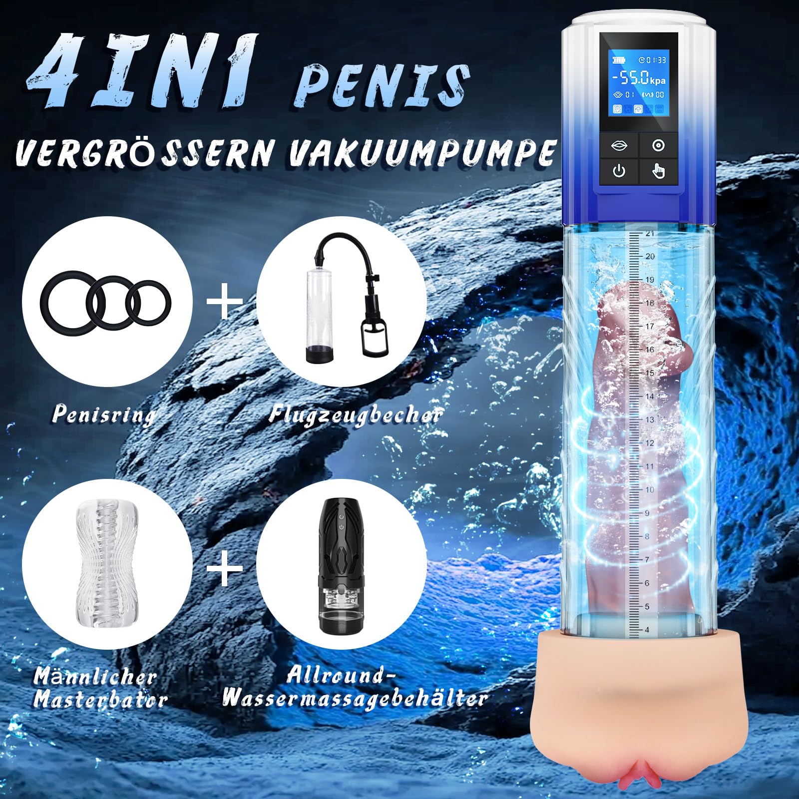 Penispumpe Sex Spielzeug fr die Mnner - Elektrische Penis Pumpe Vakuumpumpe Masturbieren Penisvergrerung mit 6 Saugstufen, Masturbator Taschenmuschi Sexspielzeug Penis Extender mit Penisring Set : Amazon.de: Drogerie & Krperpflege Penispumpe Sex Spielzeug fr die Mnner - Elektrische Penis Pumpe Vakuumpumpe Masturbieren Penisvergrerung mit 6 Saugstufen, Masturbator Taschenmuschi Sexspielzeug Penis Extender mit Penisring Set : Amazon.de: Drogerie & Krperpflege
