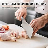 Vista 4 de TUO cuchillo de chef, cuchillo santoku, cuchillo de cocina, cuchillo para uso general, cuchillo para picar, juego de cuchillos, Forged Germany