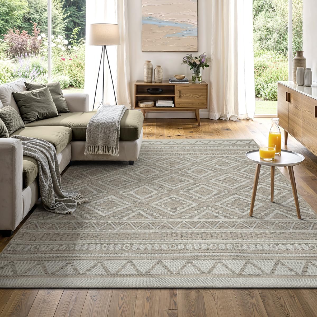 Modern Tapijt Wasbaar ILDO 71181070 Anthracytkleuring Grijskleuring 80x150 Cm