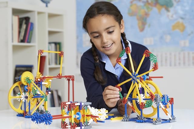 Foto 2 de 5 de K’NEX Education, Juego de construcción de Engranajes para la exploración de Las CTIM, Basic Fun, 79318