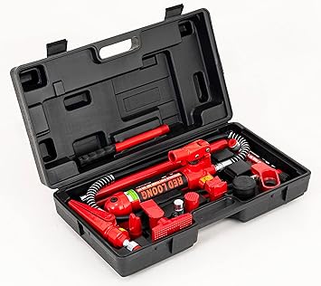 REDLOONG 6 Ton Porta Power Hydraulic Jack, Upgraded Hydraulic Combined Multifunctional Jack for car Repairs,Auto Body Frame Repair Kit (6 Ton)