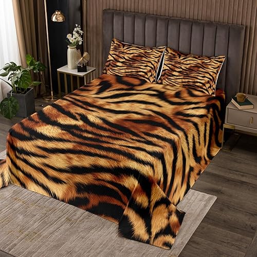 Miniatura 9 de Colcha de pingüinos de dibujos animados para niños, tamaño King, bonito juego de colcha de esquí de animales árticos, decoración de habitación de