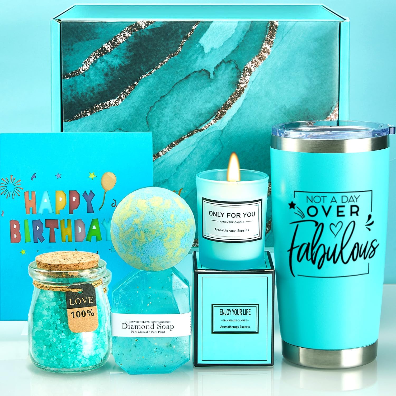 Birthday Gifts for Women/Men, Relaxing Spa Gifts Basket