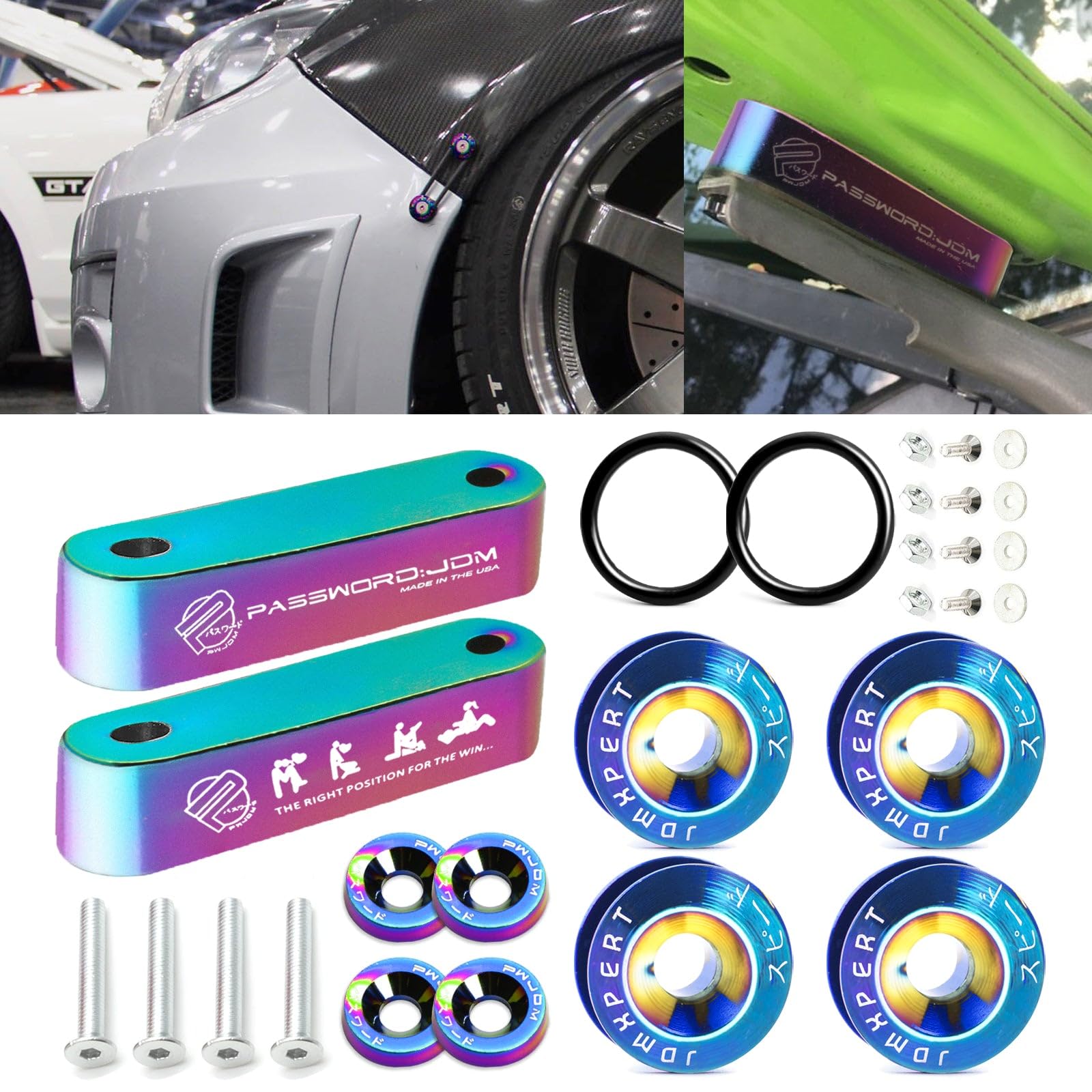 Xotic Tech JDM Hood Spacer Hood Riser 3/4