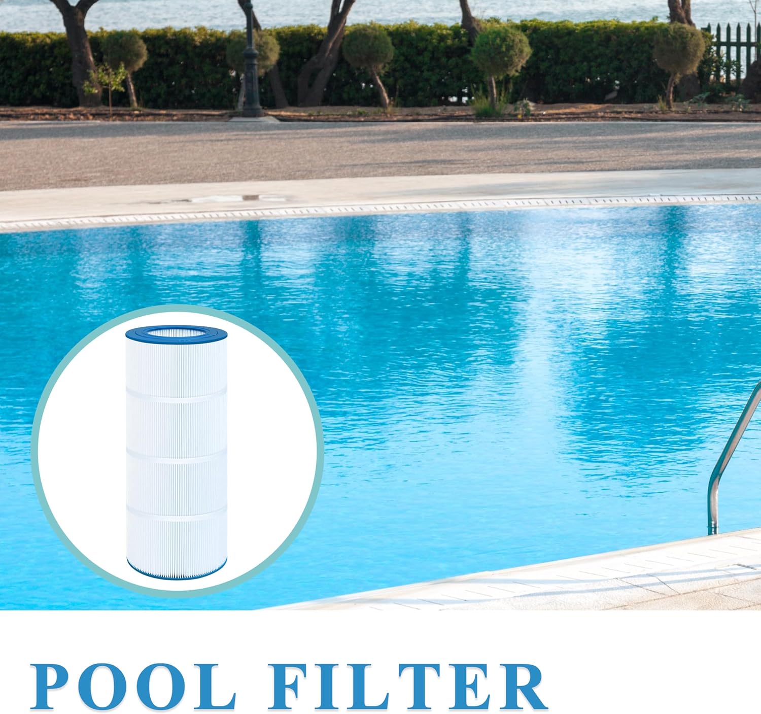 Pool Filter Compatible with CC100, CCRP100, C-9410, PAP100-4/M4, FC-0686, R173215, 1 Pack