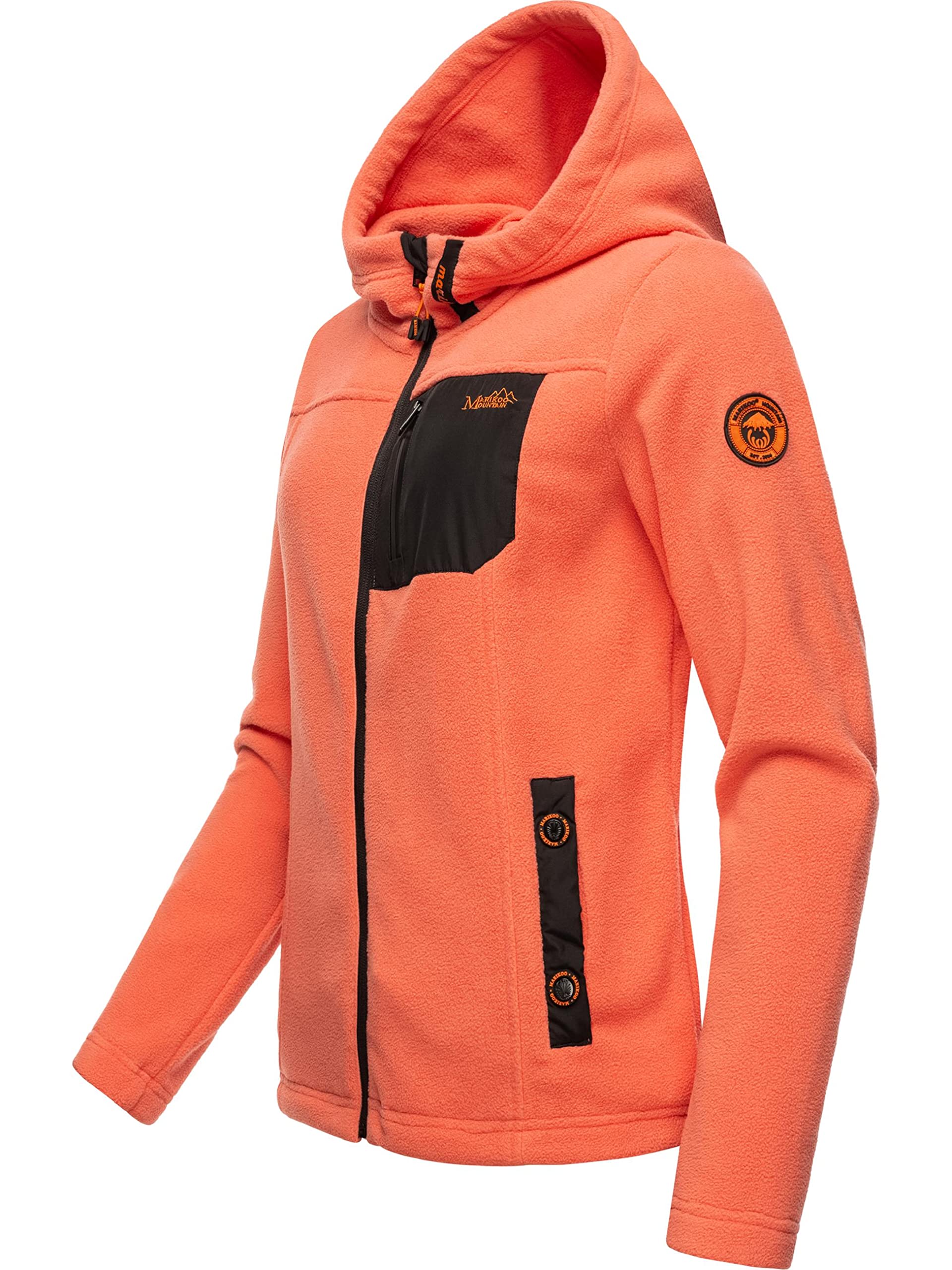 MARIKOO Chaqueta de forro polar para mujer con capucha Mount Iwaki XS-XXL