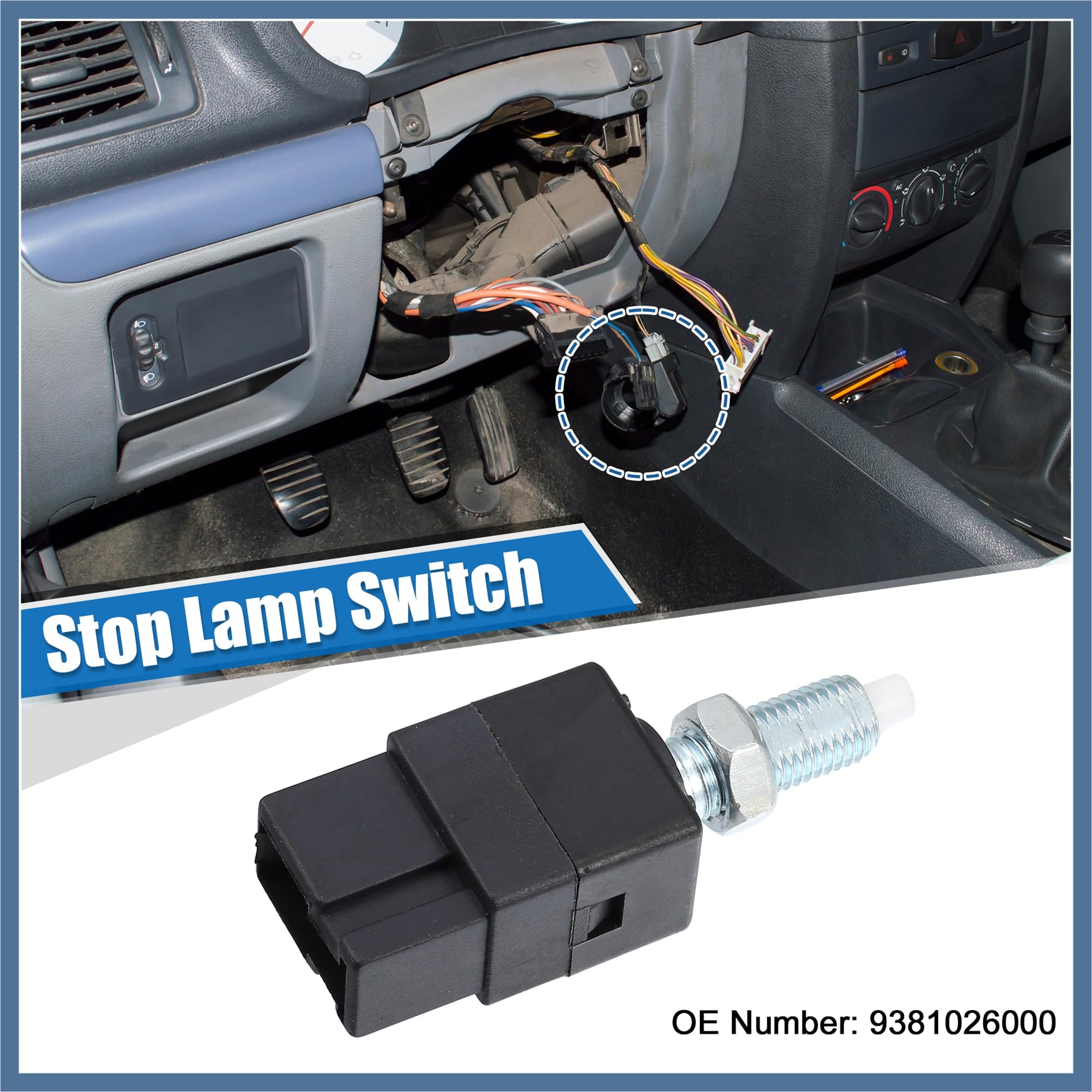 Reemplazo del Interruptor de Luz de Freno para Kia Picanto 07-11 No.9381026000 Parte del Vehículo