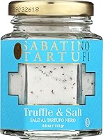 Vista 5 de Sabatino - Condimento de sal marina de trufa y romero, sal de trufa gourmet natural con romero, sal marina siciliana, Kosher, certificado por