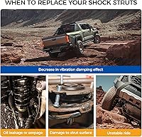 Vista 6 de PAROD Par de amortiguadores delanteros completos 172138 para Ford Mustang 2005 2006 2007 2008 2009 2010