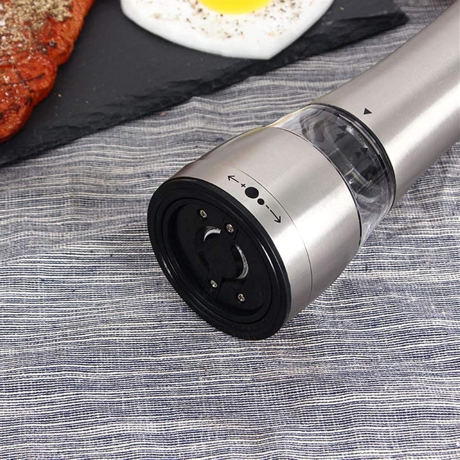 Pepper Mills,Salt and Pepper Shakers Set of 2,Manual Pepper Grinder,Adjustable Coarseness Grinding