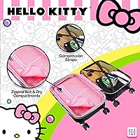 Kitty プラスチックツインケース ピンク 仕切り自由にセット 両面ケース Kitty プラスチックツインケース ピンク 仕切り自由にセット