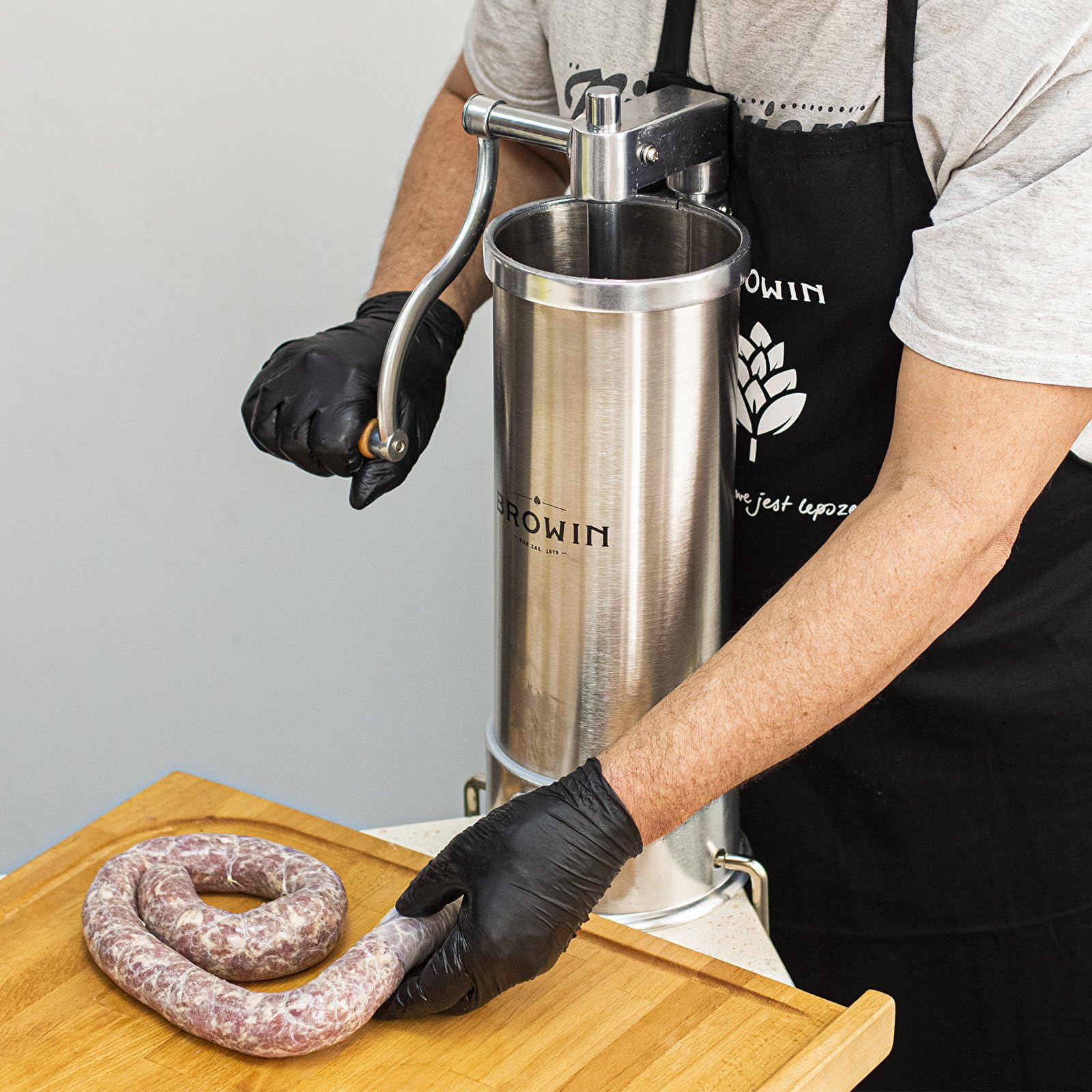 BROWIN® Manuell Wurstfüller aus Edelstahl 311006 1,5 kg – Bild 6