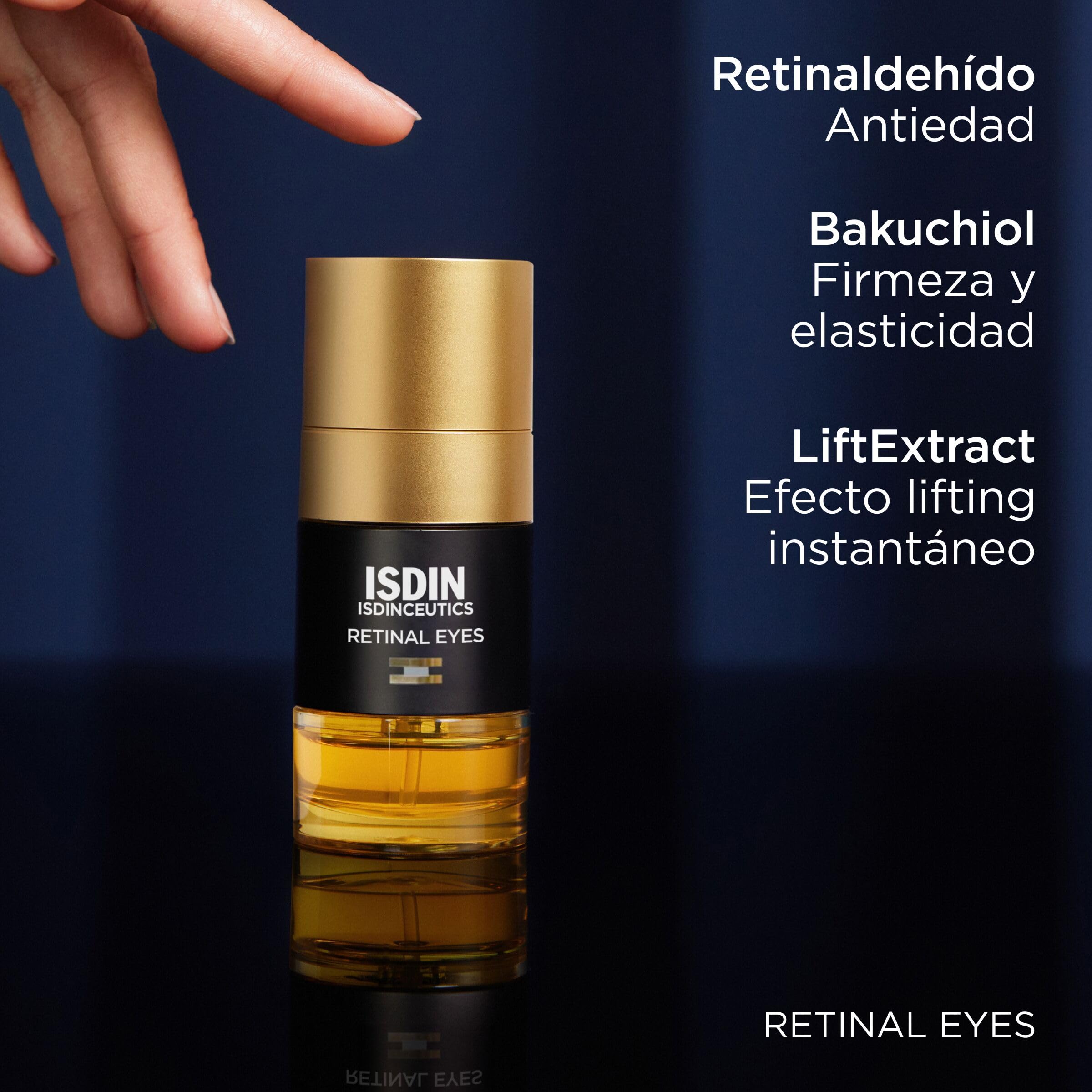 ISDIN ISDIN Isdinceutics Retinal Eyes Sérum Antiedad Global con Retinaldehído para el Contorno de Ojos Corrige los Cinco Signos de la Edad, 20 ml