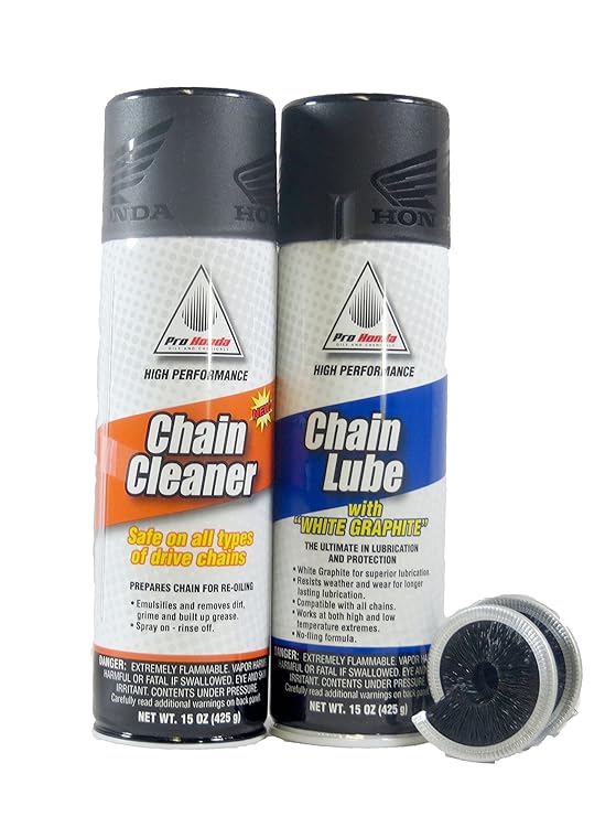Honda Genuine Chain Cleaner and Chain Lube Kit Amazon.in Car & Motorbike