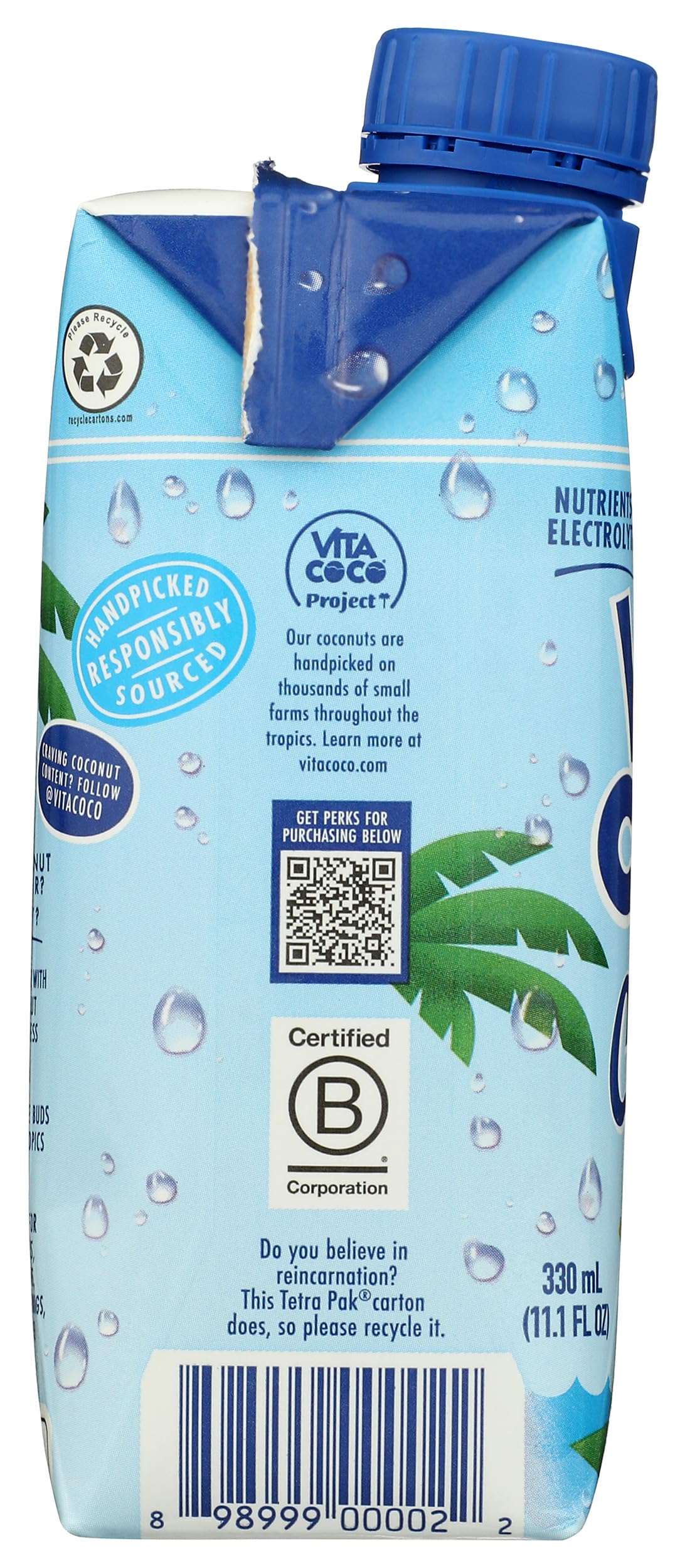 Vita Coco Eau de coco 100% pure – 330 ml