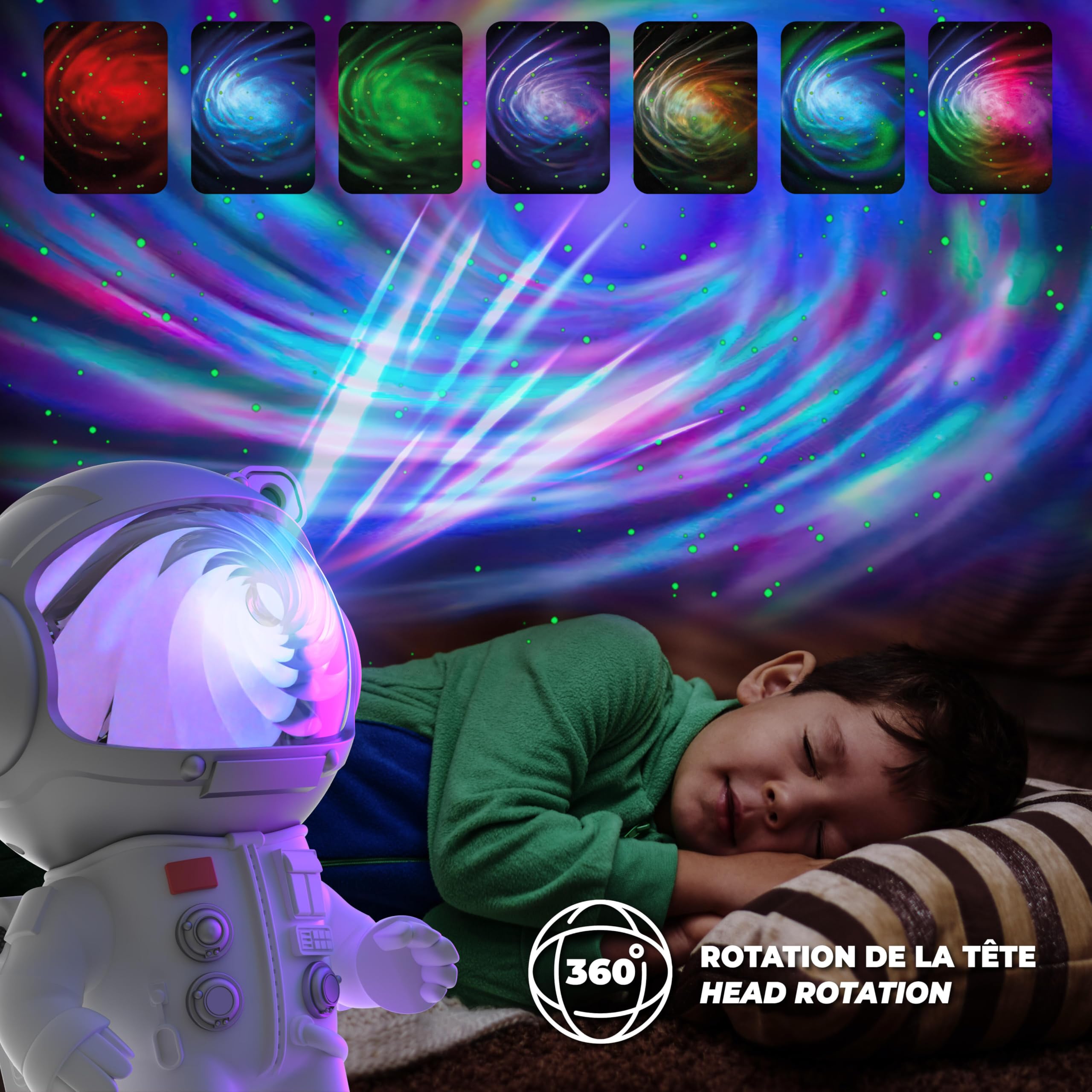 MOB STELLAR LIGHT - Proyector cielo estrellado - Lámpara Galaxia y luz nocturna relajante para techo - Ambiente Galaxia y Estrellas - Ideal para dormitorio y niño