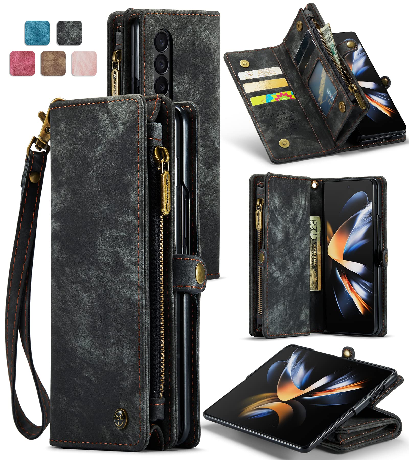 Amazon.co.jp: For Galaxy Z Fold 4 5Gケース手帳型日本版 SC