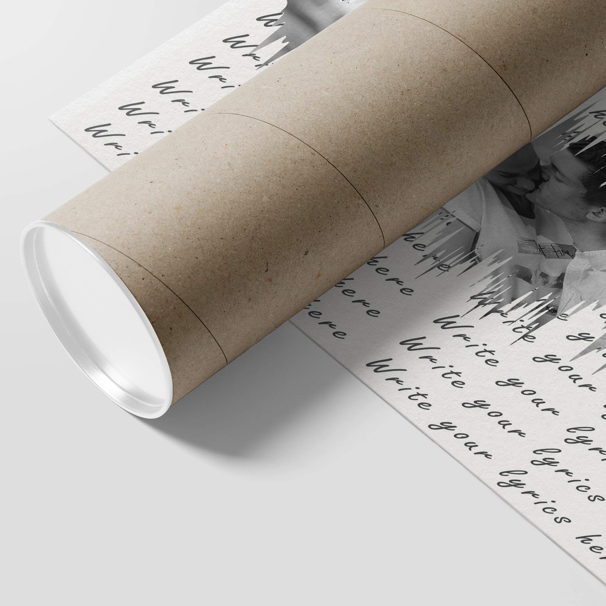 Personalized Song Lyrics Music Poster