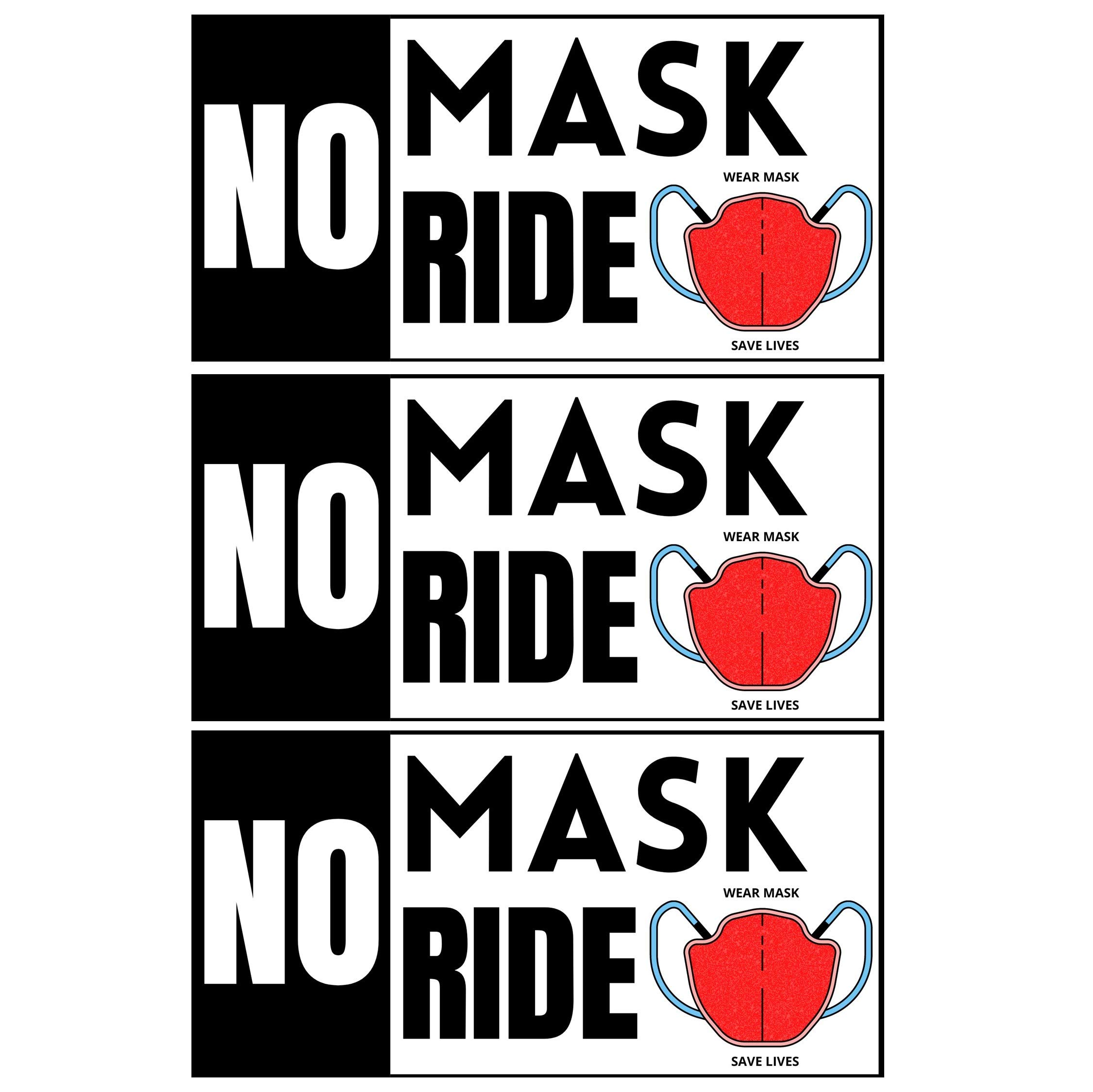 Buy Required Sign for car Vinyl Sticker for cab Taxi. FaceCovering