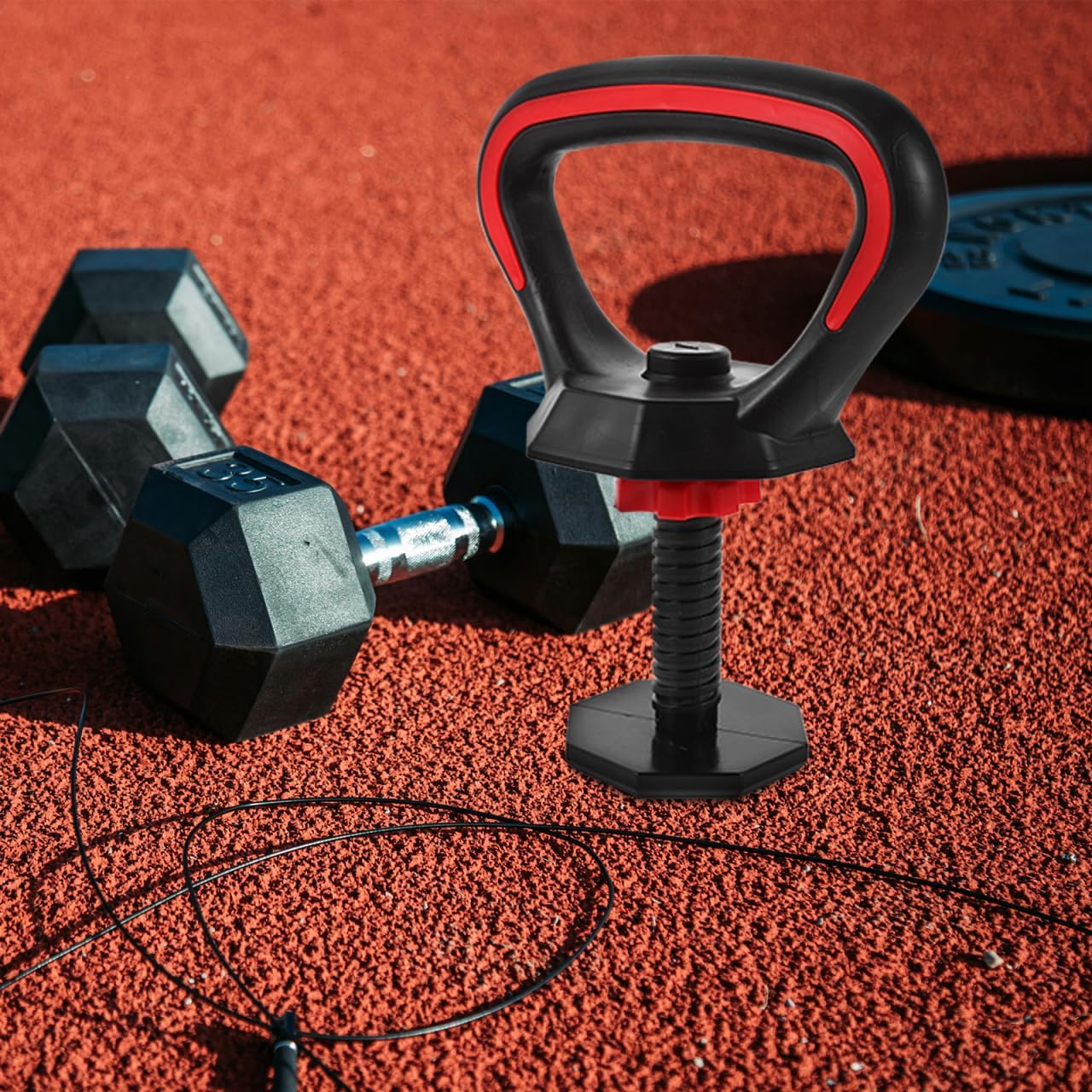 Adjustable Kettlebell Handle Kettlebell Grip Replacement with Ergonomic Grip Strength Training Equipment Attachment for Home and Gym Workouts 9.44 X 7.87 X 4.33 in
