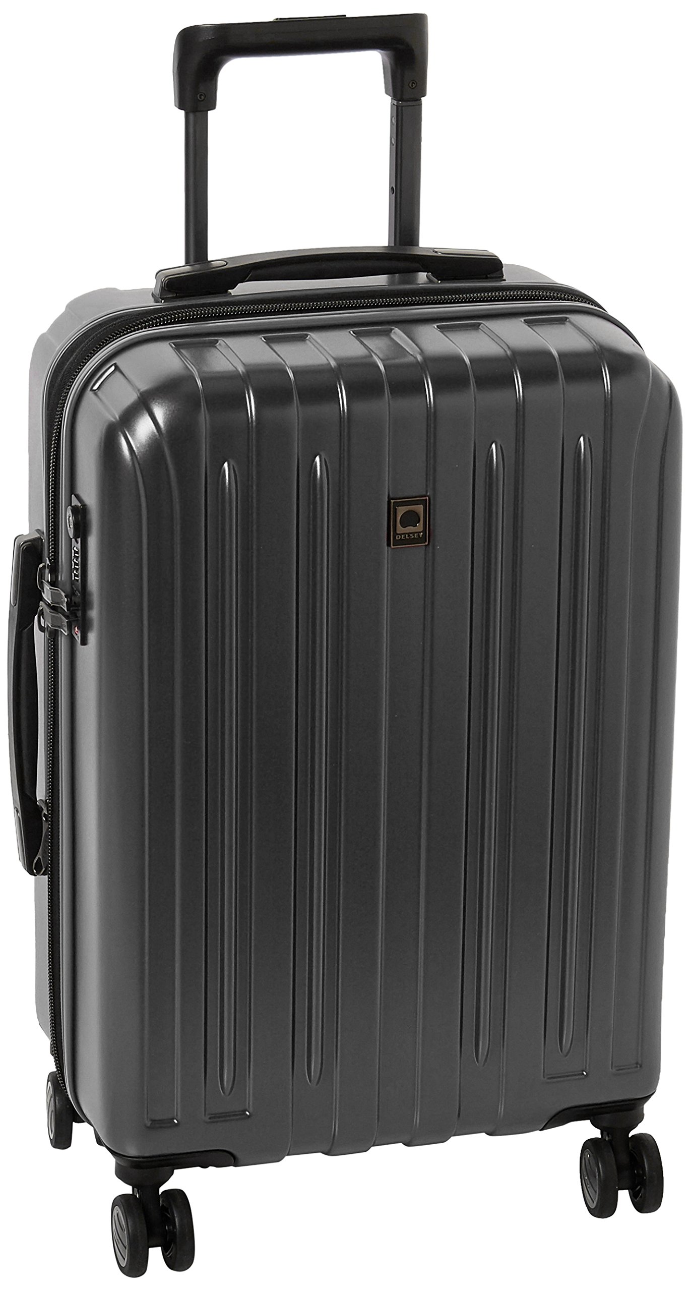 DELSEY Paris Titanium Hardside Expandable Luggage with Spinner Wheels, Graphite, CarryOn 21