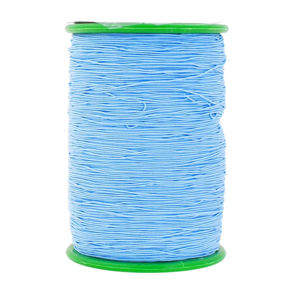 Amazon.com: Mandala Crafts Light Blue Shirring Elastic