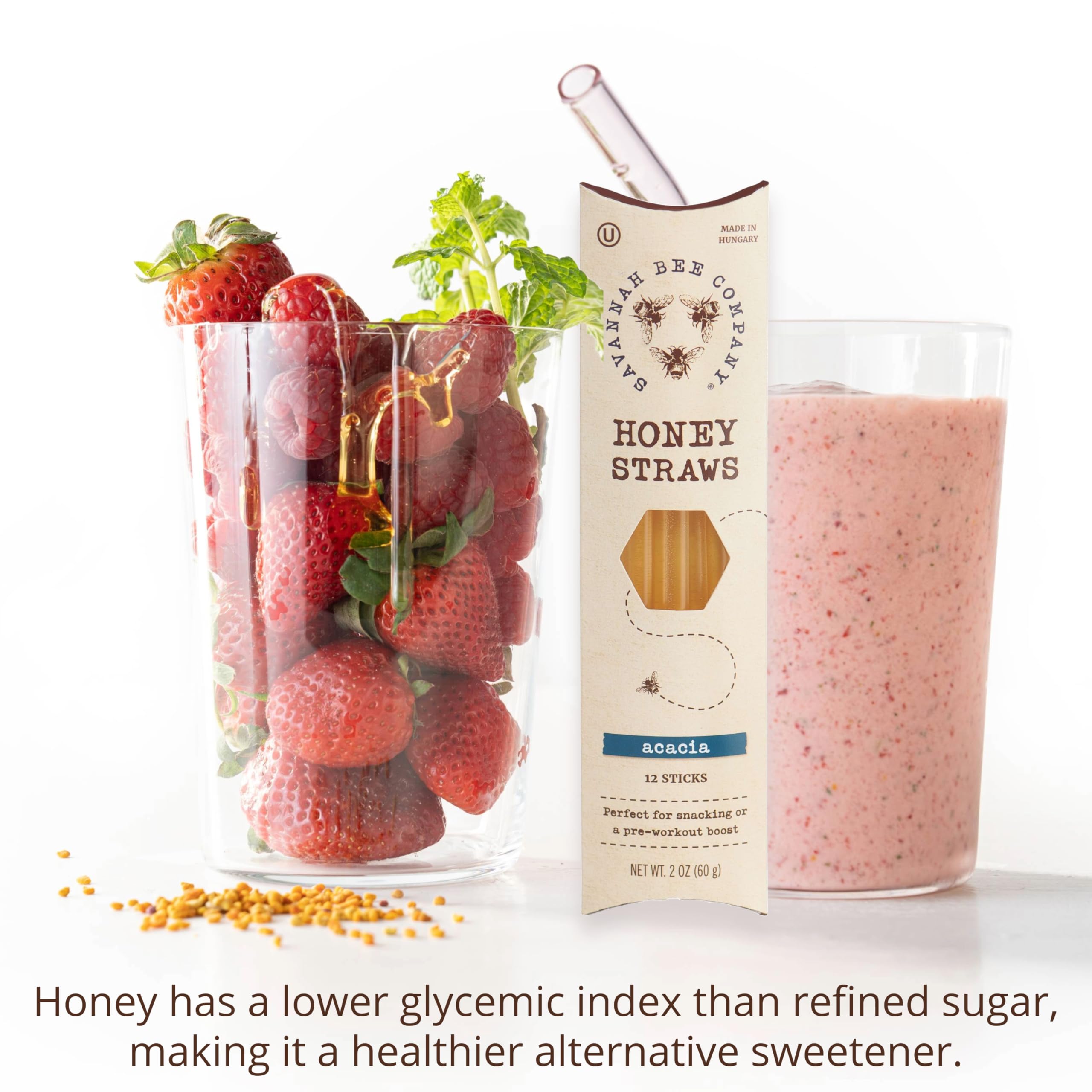 Amazon.com : Savannah Bee Company Honey Straws, High Energy Amazon.com : Savannah Bee Company Honey Straws, High Energy
