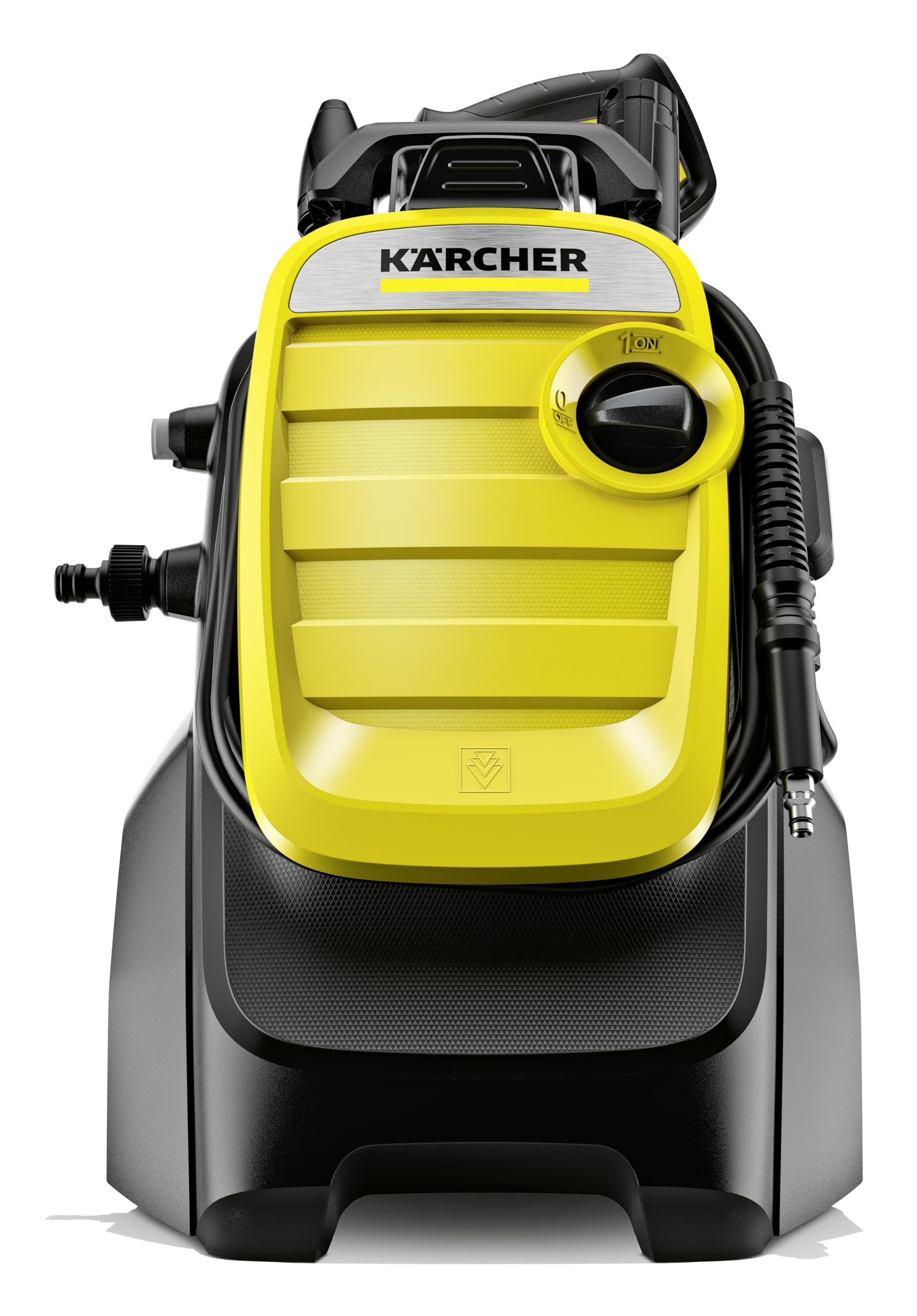 Kärcher K 5 Compact myjka ciśnieniowa, ciśnienie: 145 bar, wydajność: 500 l/h, wydajność powierzchniowa: 40 m²/h, filtr, waga: 12 kg, wąż i pistolet, dysza rotacyjna, lanca Vario Power