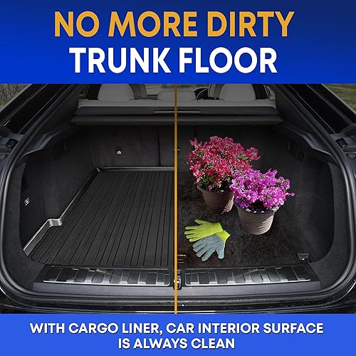 Miniatura 5 de Forro de carga prémium para BMW X6 2020-2024  100% de protección, tapete de maletero de automóvil de ajuste personalizado, tapete de carga negro