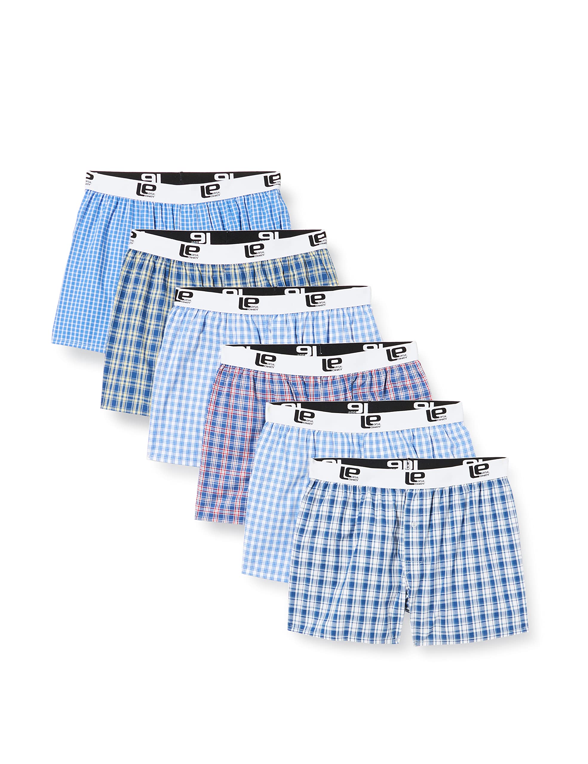 Lower East Heren Amerikaanse Boxershorts Business Set Van 6 - 100% Katoen, Comfortabel In 3XL