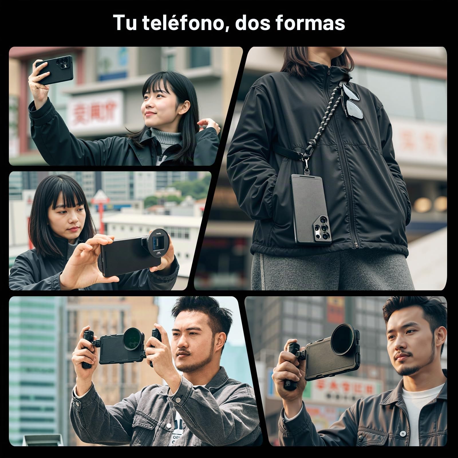 SMALLRIG S25 Ultra Cage Kit para Samsung Jaula de Aluminio con Adaptador de Filtro Magnético de 67mm, Diseño de Liberación Rápida, Rig de Vídeo para Teléfono para Vlogging y Streaming en Directo -5254