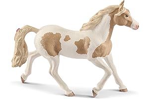 Schleich Horse Club Realistic Spotted Mare Horse Toy Figurine: Educational Animal Farm Toy for Kids