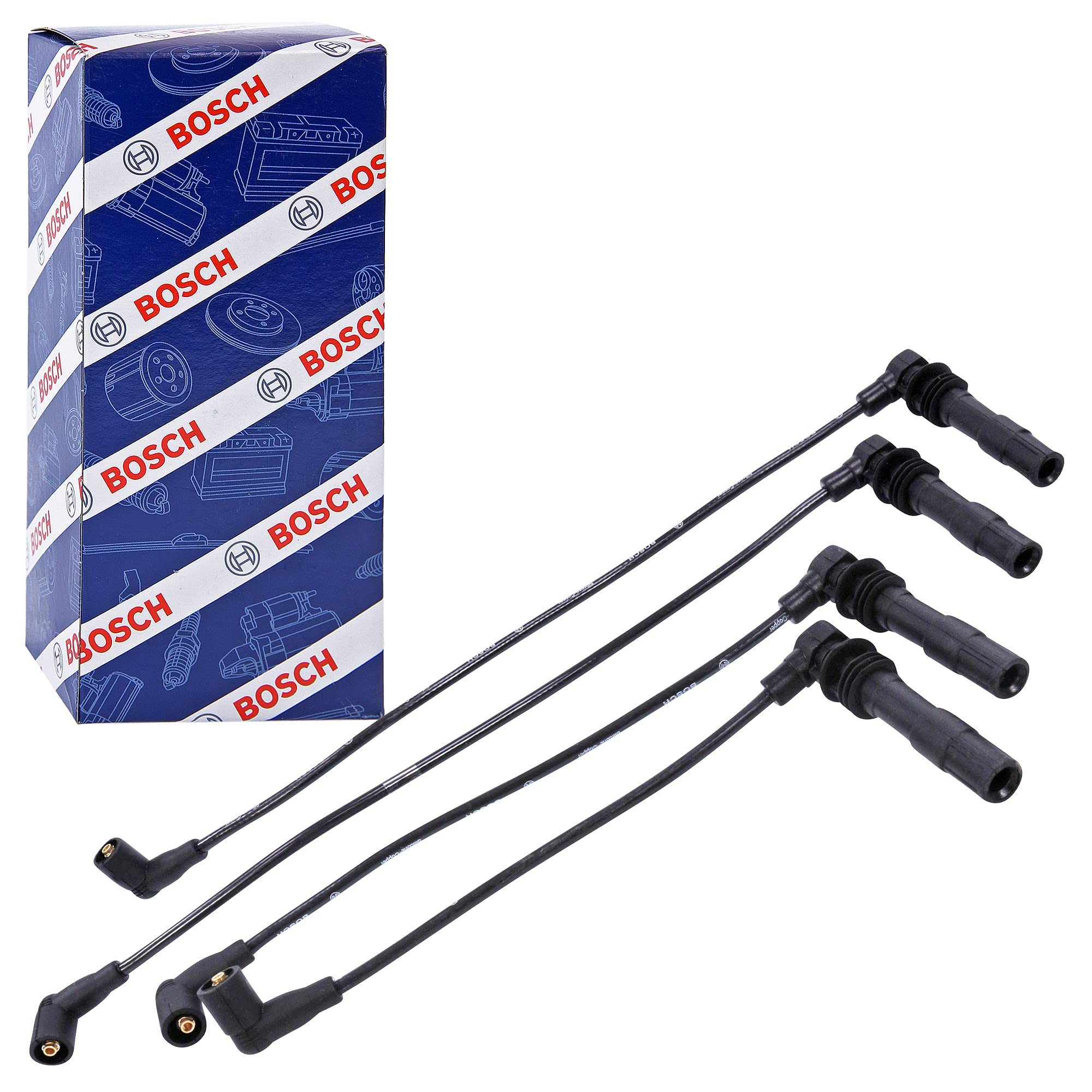BOSCH Jeu de câbles d'allumage 4 pièces 0986356308