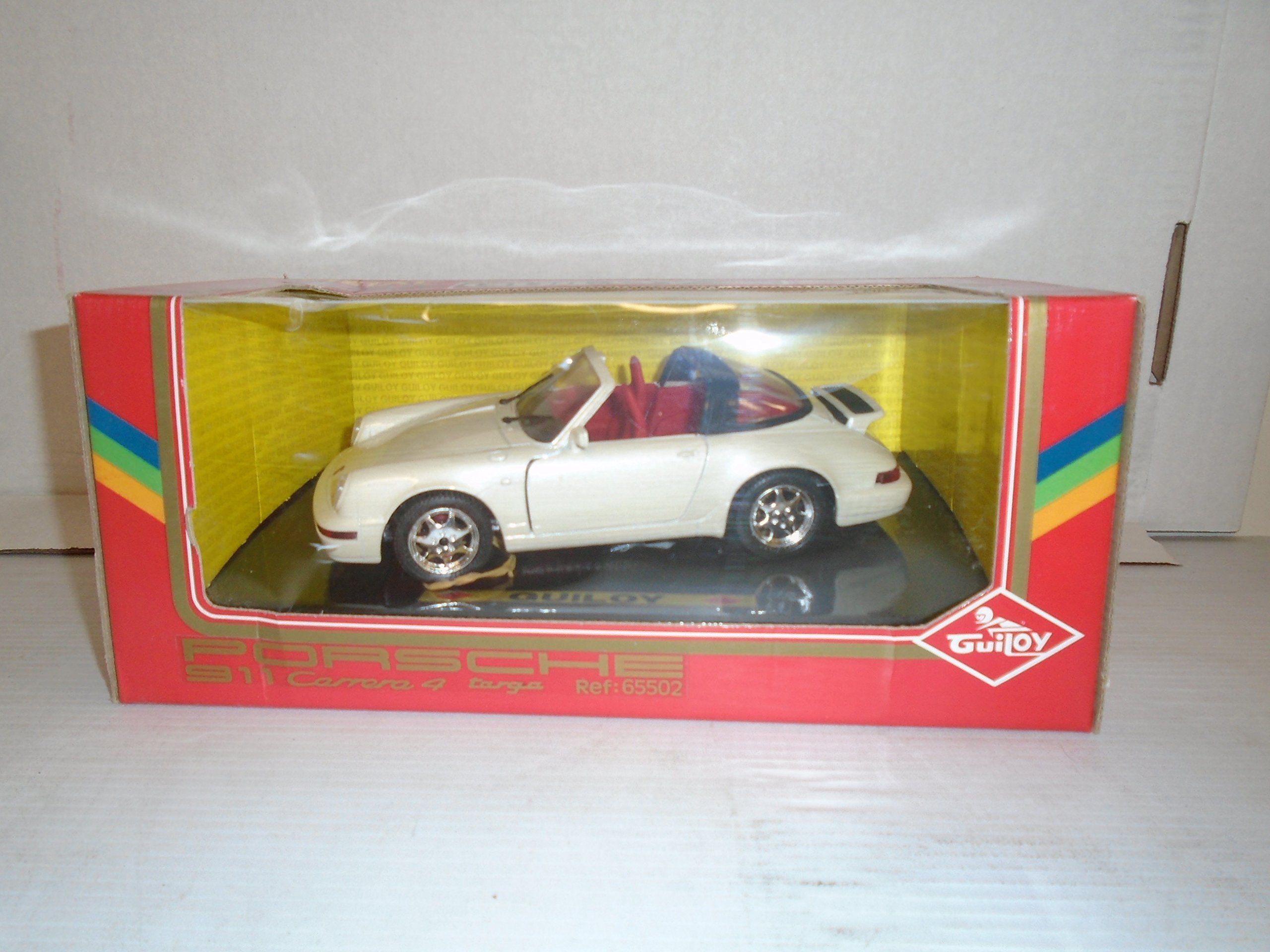 Guiloy 1:20 Scale Porsche 911 Carrera 4 Targa Die Cast Metal 