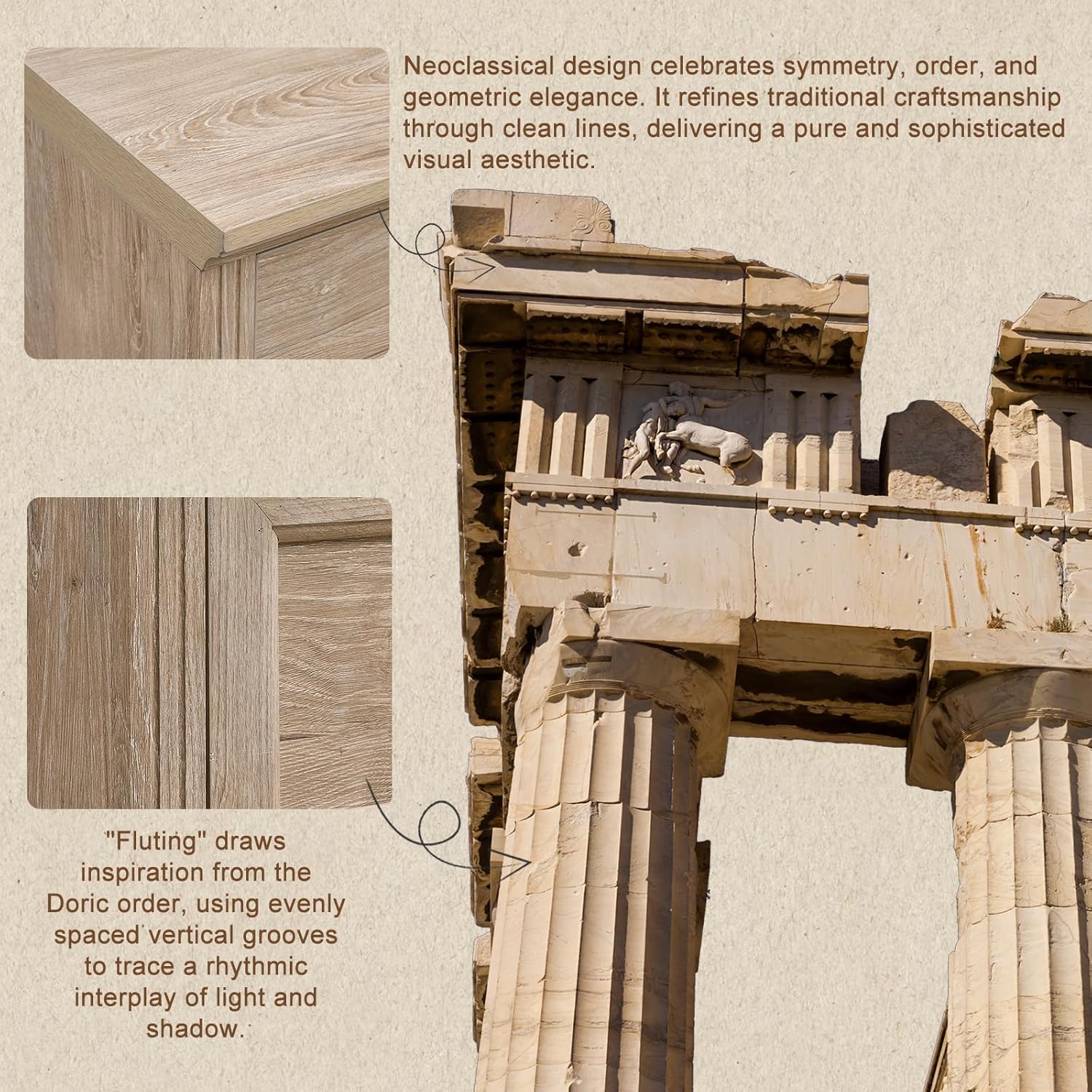 Yechen Night Stand，31.5" Oversized Extra Large Nightstand with 3 Drawers, Wood Tall Bedside Side Table with Vintage Handles for Sofa, Couch, Farmhouse End Table for Office, Light Oak