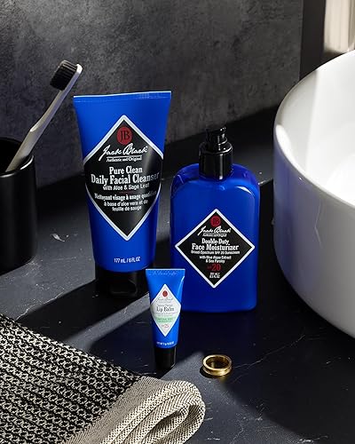 Miniatura 10 de Jack Black, Intense Therapy Lip Balm - Bálsamo labial hidratante de larga duración con protección solar FPS 25, menta natural y manteca de karité,