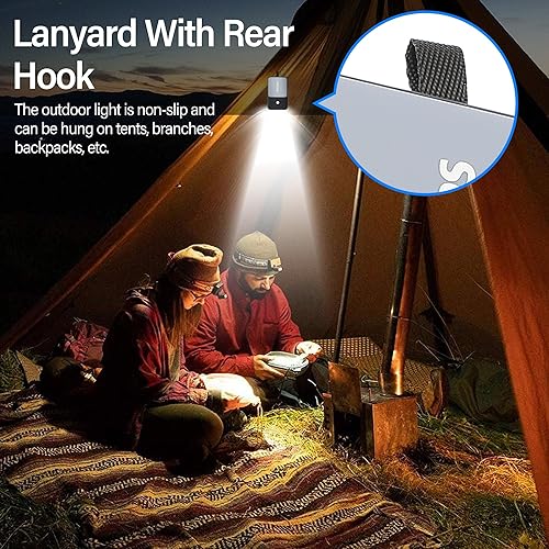 Miniatura 6 de PHILIPS SFL3403 - Luz de mano brillante de 350 lúmenes con 5 modos, linternas LED recargables portátiles, mini linterna EDC alimentada por USB con