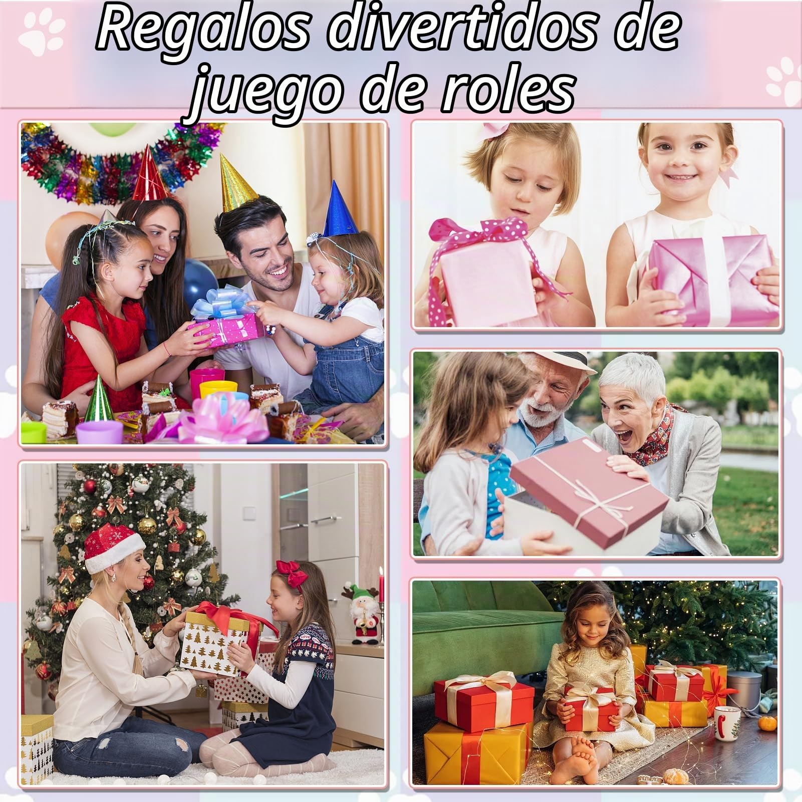 STAY GENT Robot Perro Interactivo, 16Pcs Kit de Cuidado con Jaula & Cama, Juguete Electrónico Que Anda y Ladra con Correa - Regalos para Niñas 3-8 Años