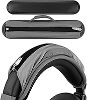 Vista 13 de Geekria Funda de Diadema Mediana de Velour con Velcro + Juego de Protector de Almohadilla, No Se Necesitan Herramientas, Compatible con Auriculares