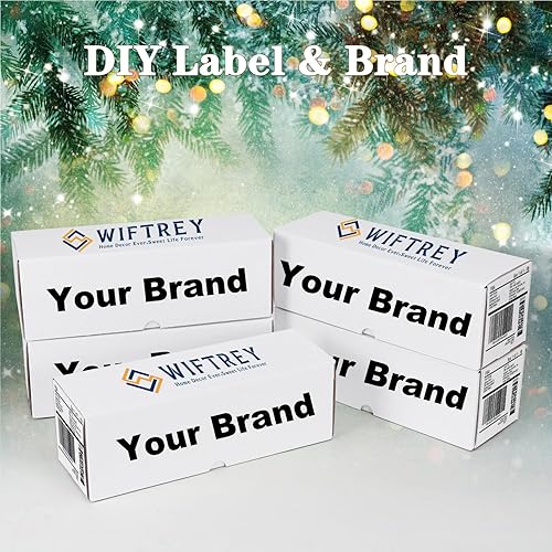 Miniatura 15 de WIFTREY Cajas de envío pequeñas de 8 x 6 x 4, paquete de 25 cajas para correo, embalaje, cajas de cartón corrugado blancas para pequeñas empresas