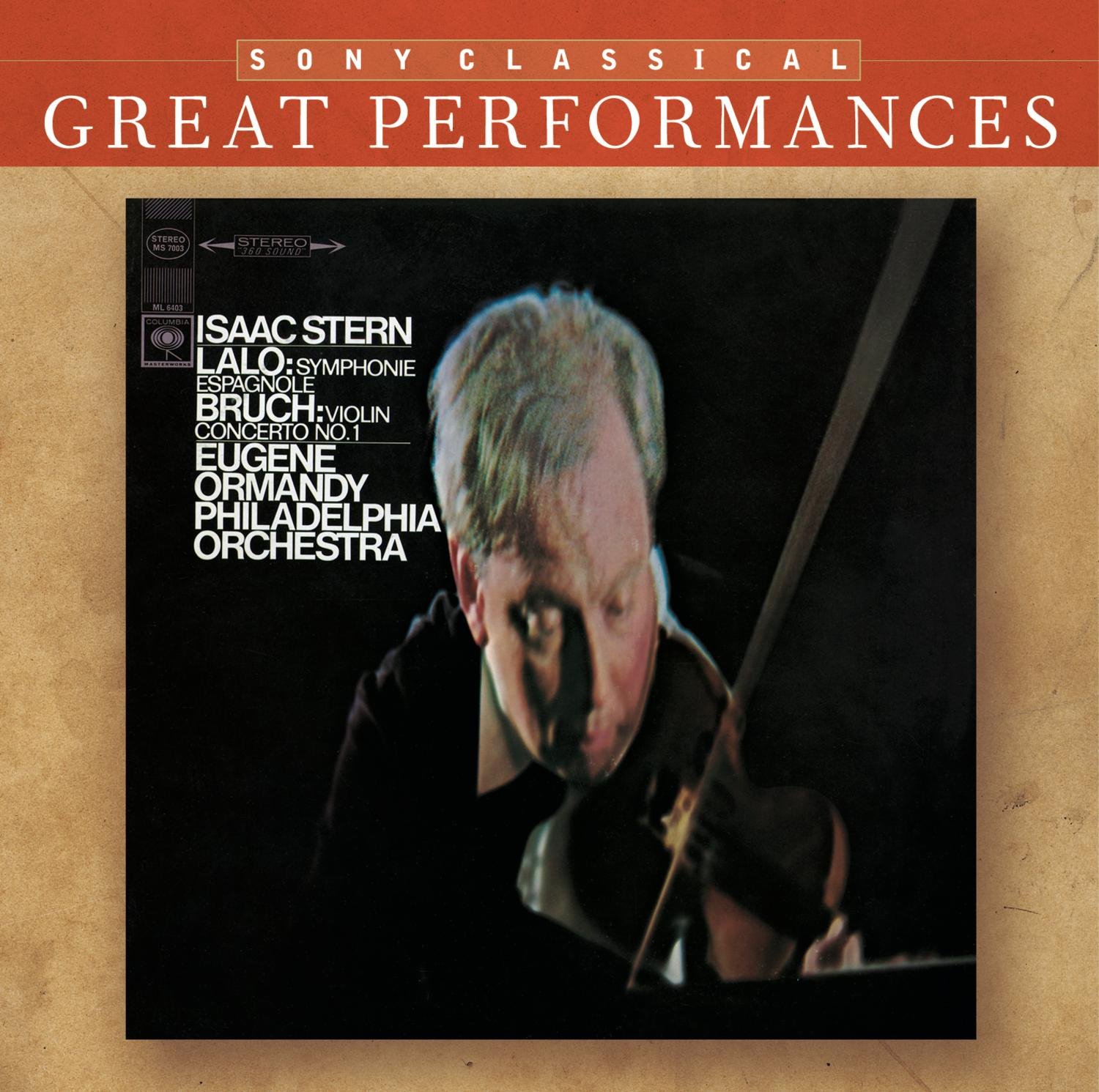 Lalo: Symphonie Espagnole; Bruch: Vi Olin Concerto No 1 (Great Performanc Es) [Audio CD] Stern, Isaac; Isaac Stern; Lalo Edouard and Eugene Ormandy