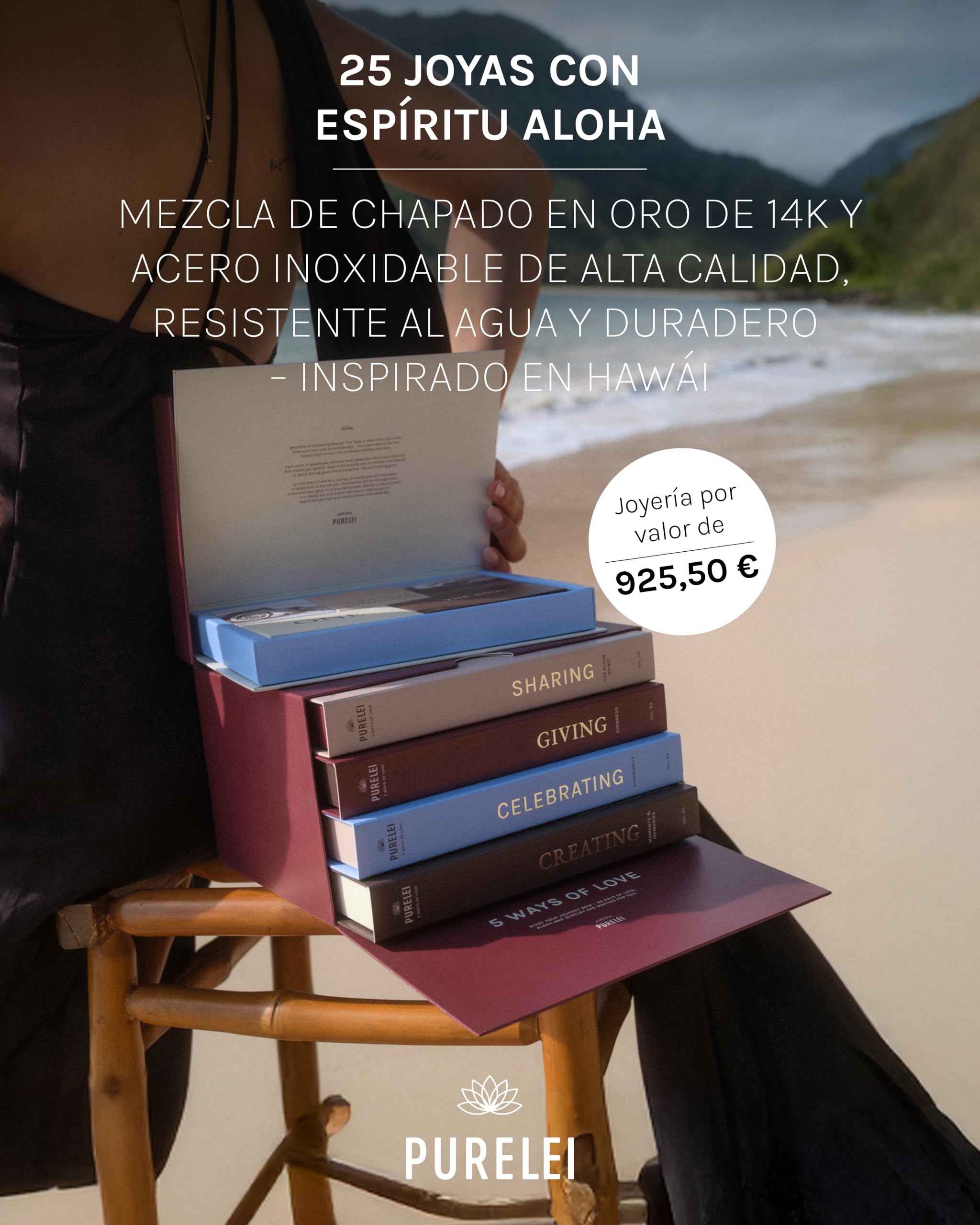 Purelei calendario adviento joyas 2025 (Bicolor) – 25 piezas exclusivas de joyería para cada ocasión – Calendario adviento mujer – Sostenible y reutilizable – Calendario joyas estético