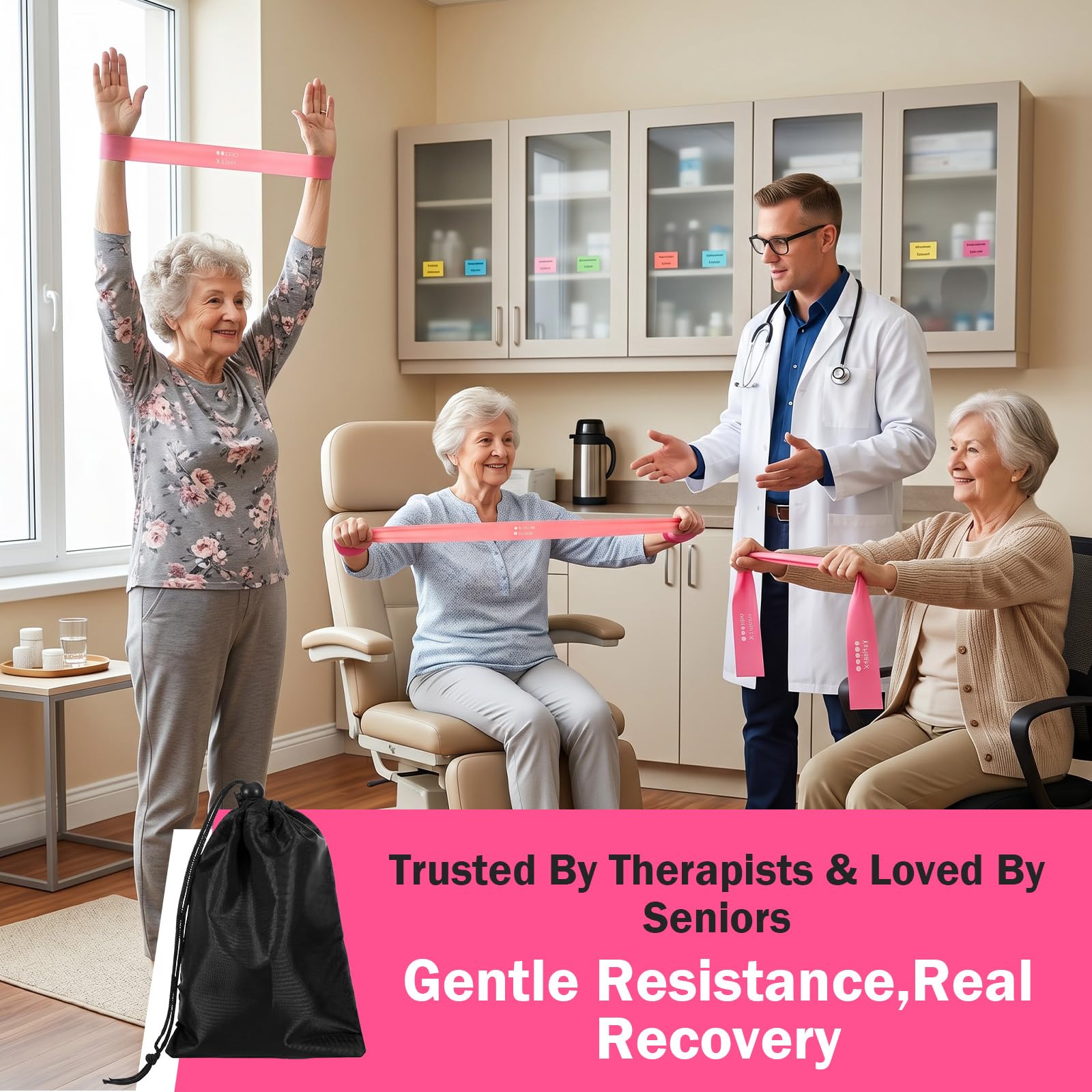 40 pezzi/8 set di fasce di resistenza, fasce di resistenza per allenamento per fitness di gruppo, scuole e palestre, 5 livelli di lattice naturale, fasce di resistenza per yoga, pilates, recupero