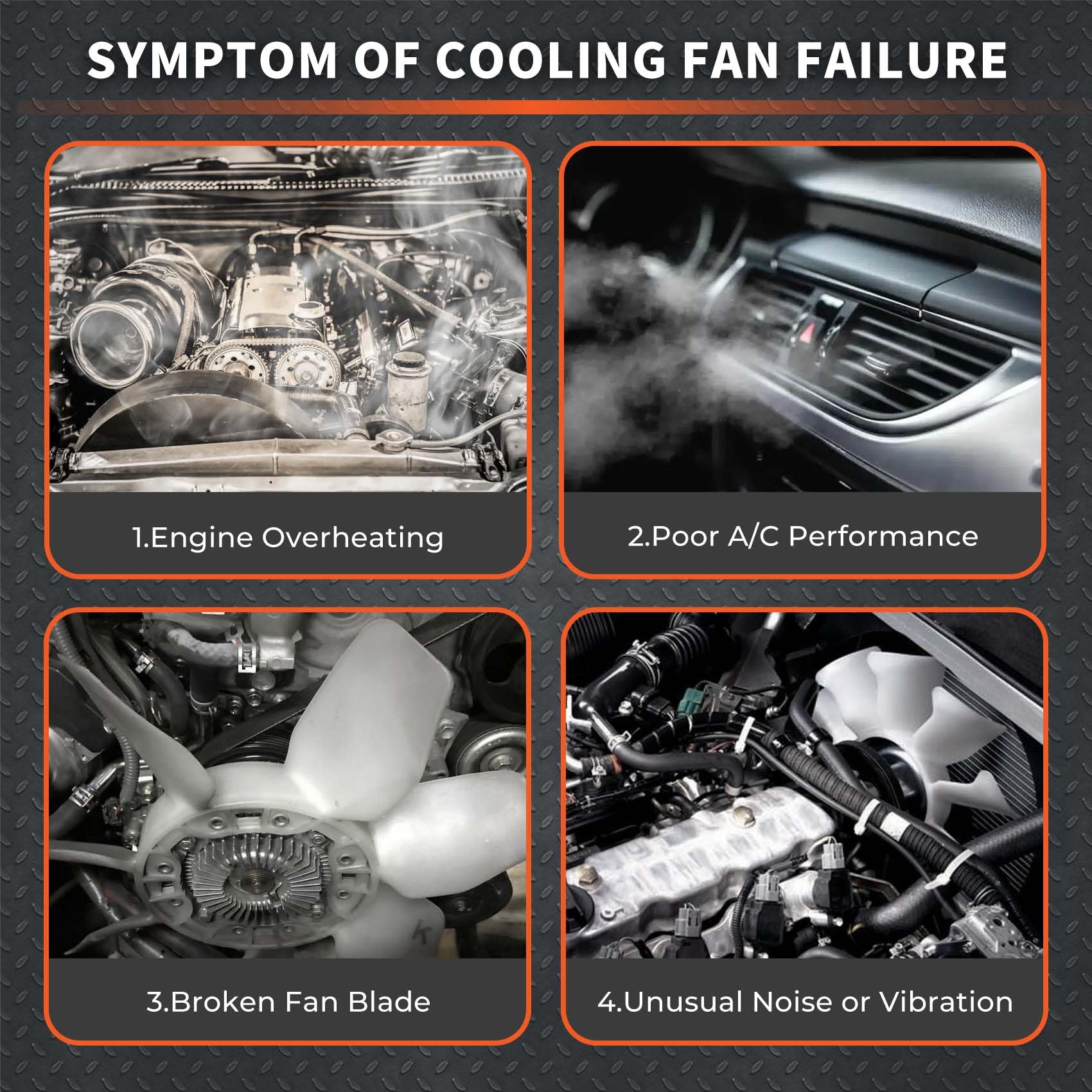 labwork Radiator AC Condenser Cooling Fan Replacement for Pathfinder 2013-2017 Infiniti QX60 NI3115149 product thumbnail 4