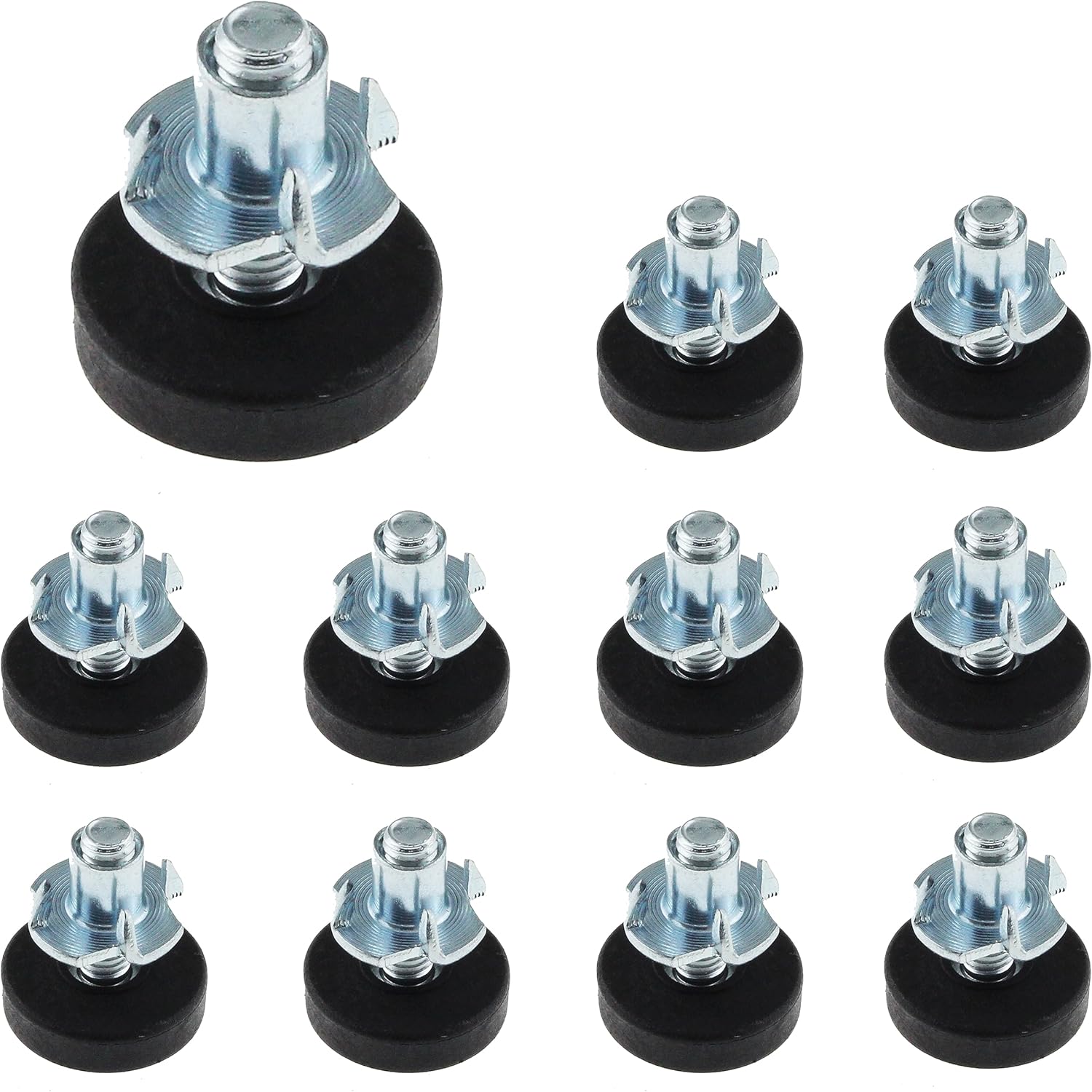 SQXBK 10PCS Furniture Leveling Feet Screws M6 Adjustable Table Chair