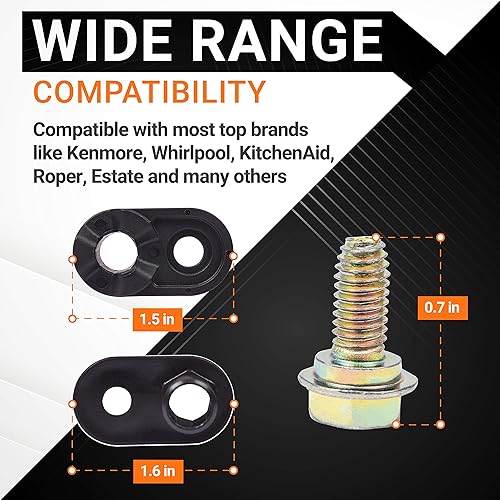Miniatura 2 de BlueStars 4318165 - Kit de leva para cierrapuertas de refrigerador, compatible con refrigeradores Whirlpool Kenmore KitchenAid Roper - Reemplaza