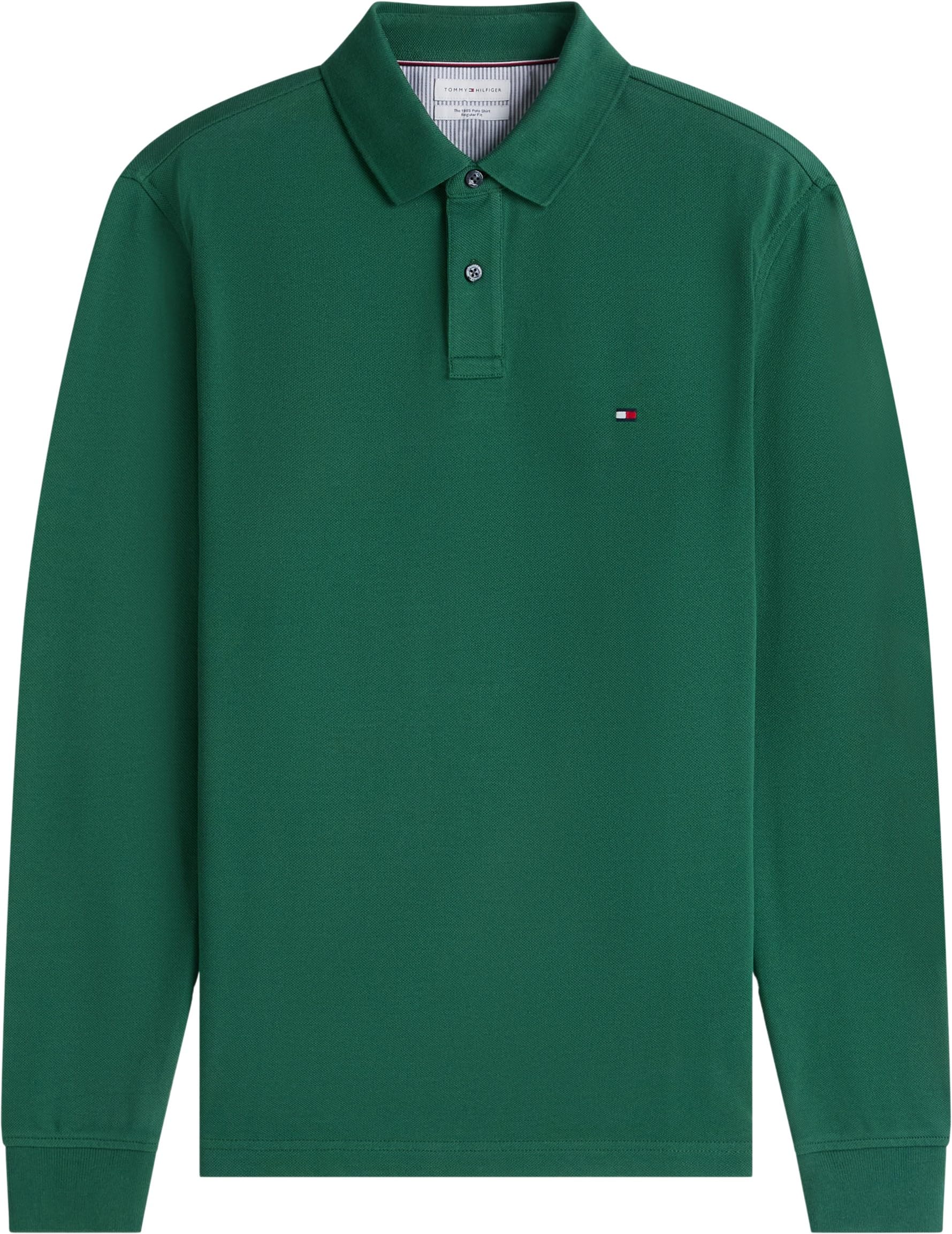 Tommy Hilfiger Polo de Manga Larga Hombre Regular Fit con Botones