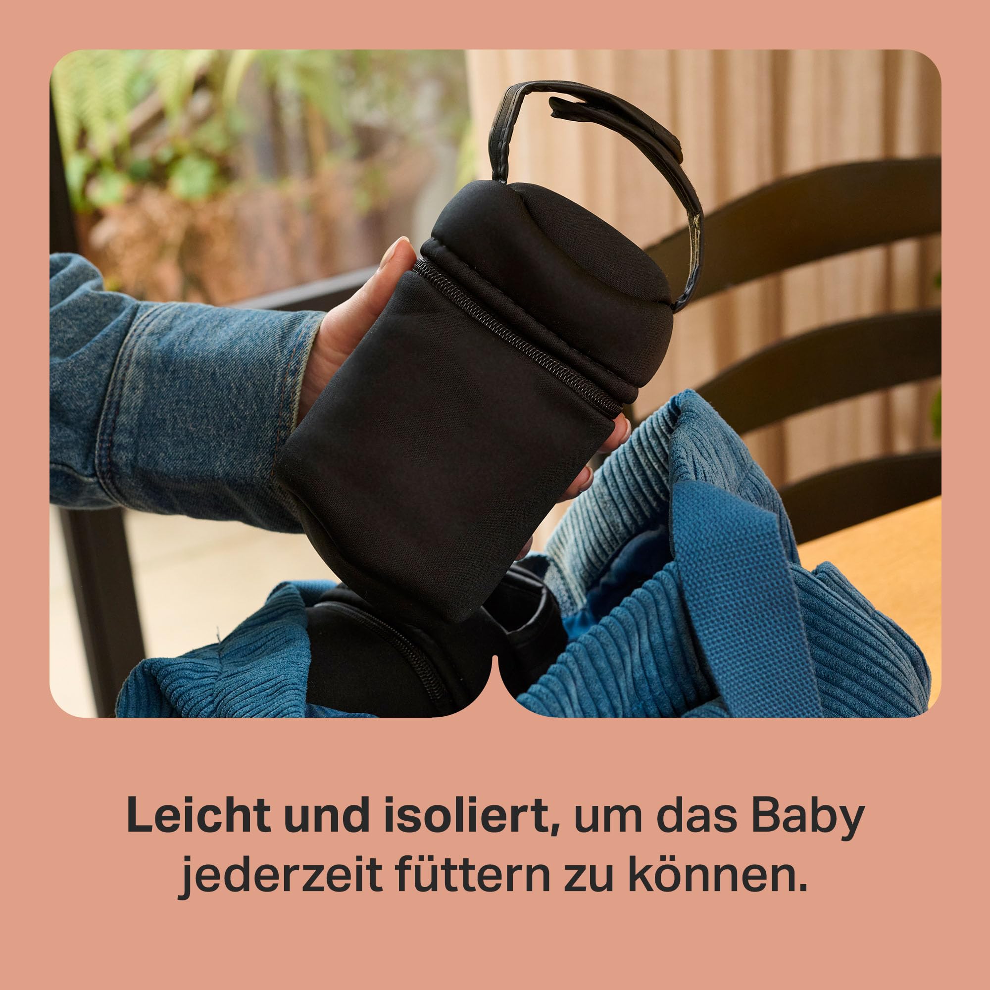 Tommee Tippee Tragbare isolierte Flaschentaschen für Closer to Nature Babyflaschen, 2 Stück