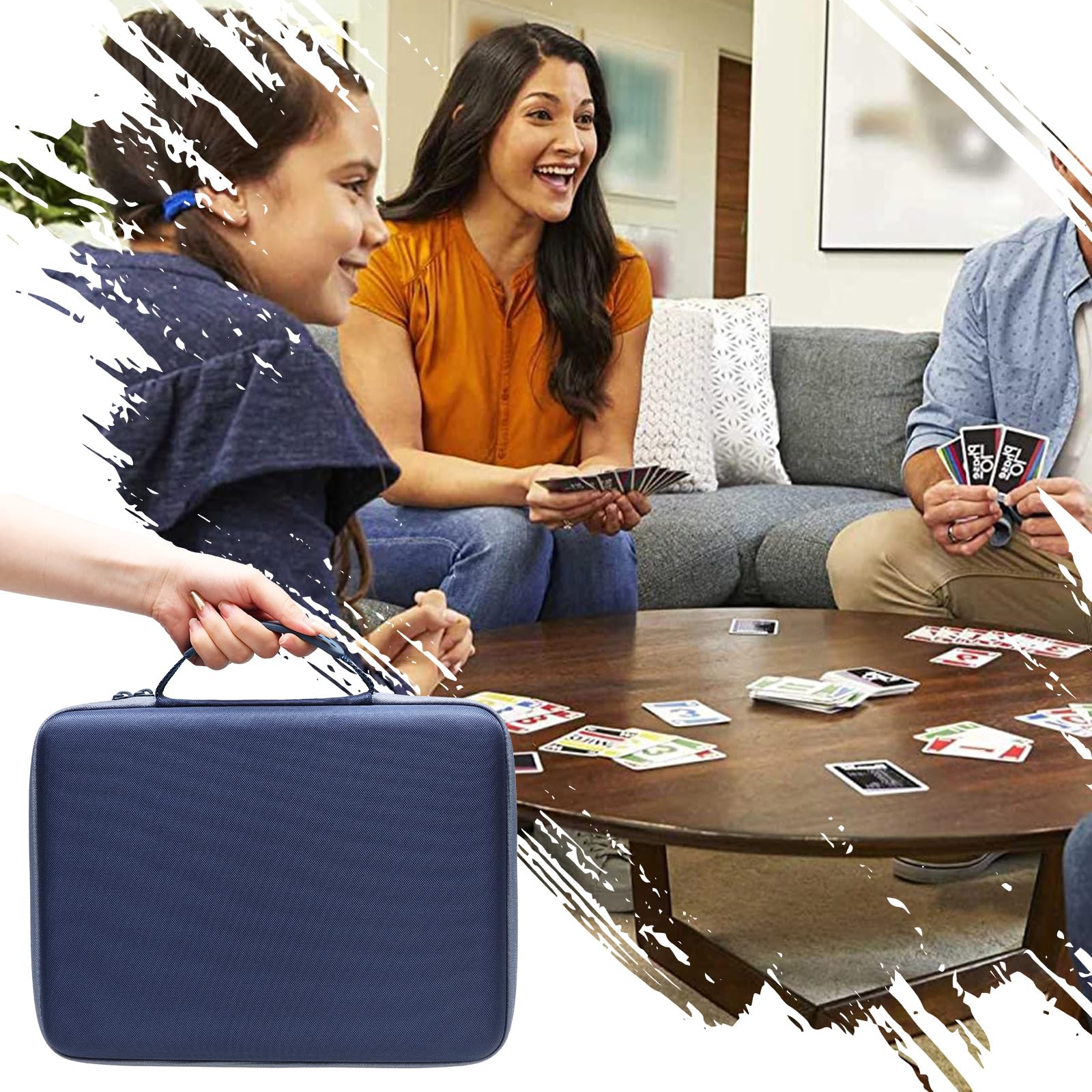 XANAD Étui de jeu de cartes pouvant contenir plus de 3 000 cartes, convient pour les sports de baseball, cartes à jouer, UNO, cartes à jouer contre l'humanité et toutes les autres extensions de jeux